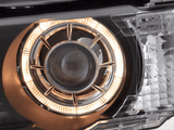BMW X5 (Type E53) Black OE+ Angel Eyes Headlights - (2000-2003) - K2 Industries