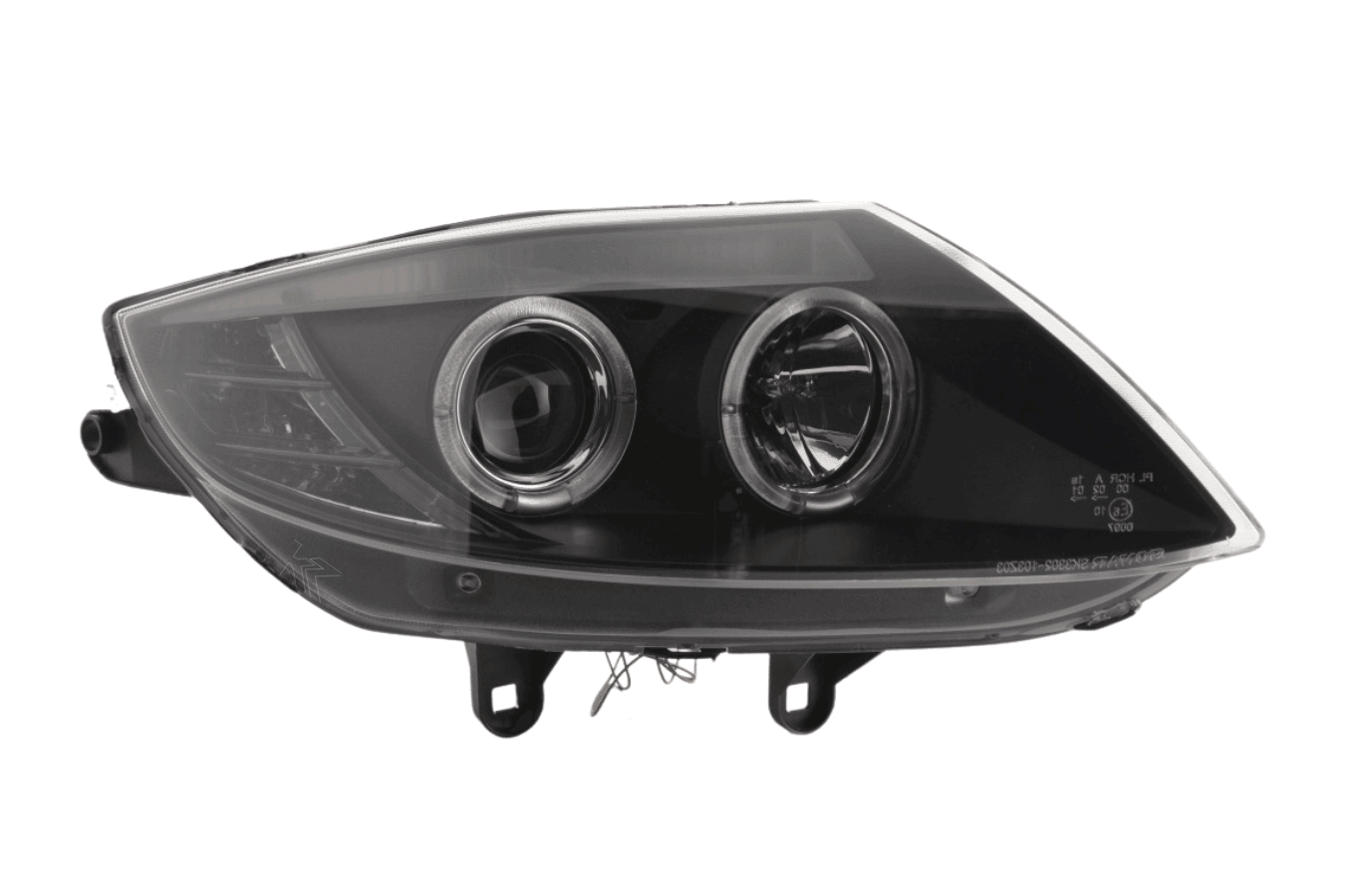 BMW Z4 E85 E86 Type Z4 Black Headlight Set (2003-2008) - K2 Industries