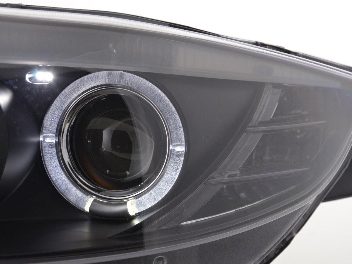 BMW Z4 E85 E86 Type Z4 Black Headlight Set (2003-2008) - K2 Industries