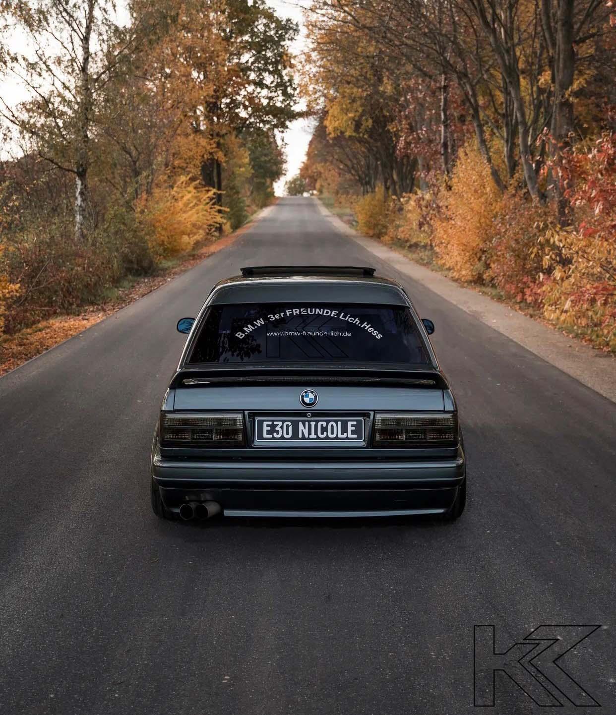 E30 Facelift Smoked Clear Tail Lights 1987 1991