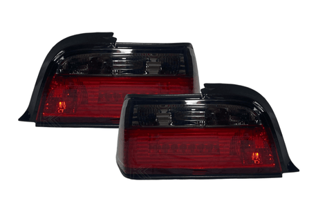BMW E36 Coupe/Convertible JDM Red/Smoke LED BAR Tail Lights(1991-1998) - K2 Industries