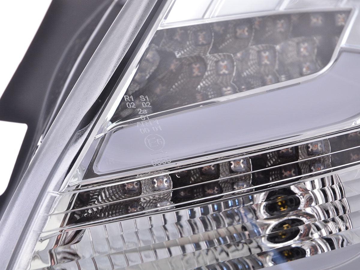 Ford Focus 3 (C346) Chrome Clear LED Lightbar Taillights Set (2010-2014) - K2 Industries