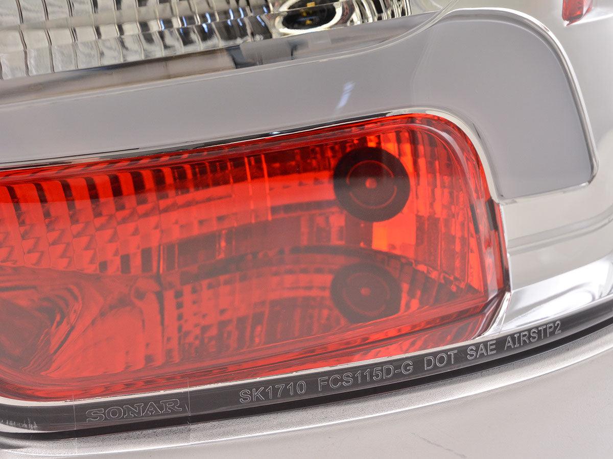 Ford Focus 3 (C346) Chrome Clear LED Lightbar Taillights Set (2010-2014) - K2 Industries