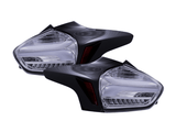 Ford Focus 3 (C346) Hatchback BlackLine LED Taillights Set (2015-2018) - K2 Industries