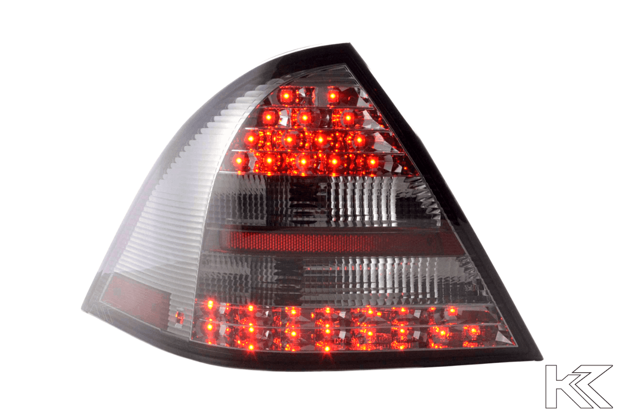 Mercedes Benz C-Class (203) Sedan Chrome Smoke LED Taillights Set (2005-2007) - K2 Industries