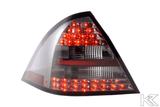 Mercedes Benz C-Class (203) Sedan Chrome Smoke LED Taillights Set (2005-2007) - K2 Industries
