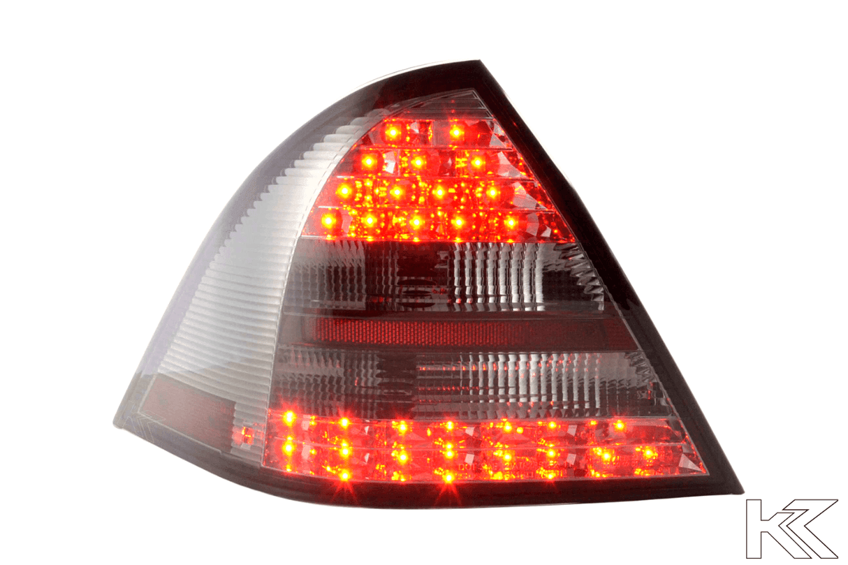 Mercedes Benz C-Class (203) Sedan Chrome Smoke LED Taillights Set (2005-2007) - K2 Industries