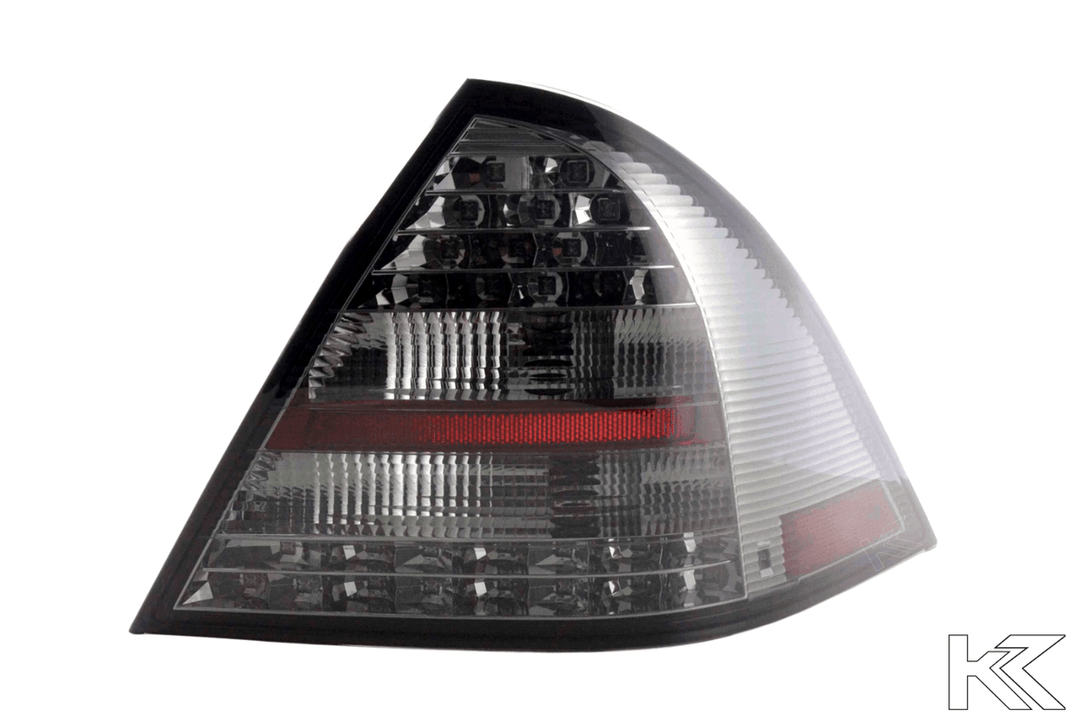Mercedes Benz C-Class (203) Sedan Chrome Smoke LED Taillights Set (2005-2007) - K2 Industries