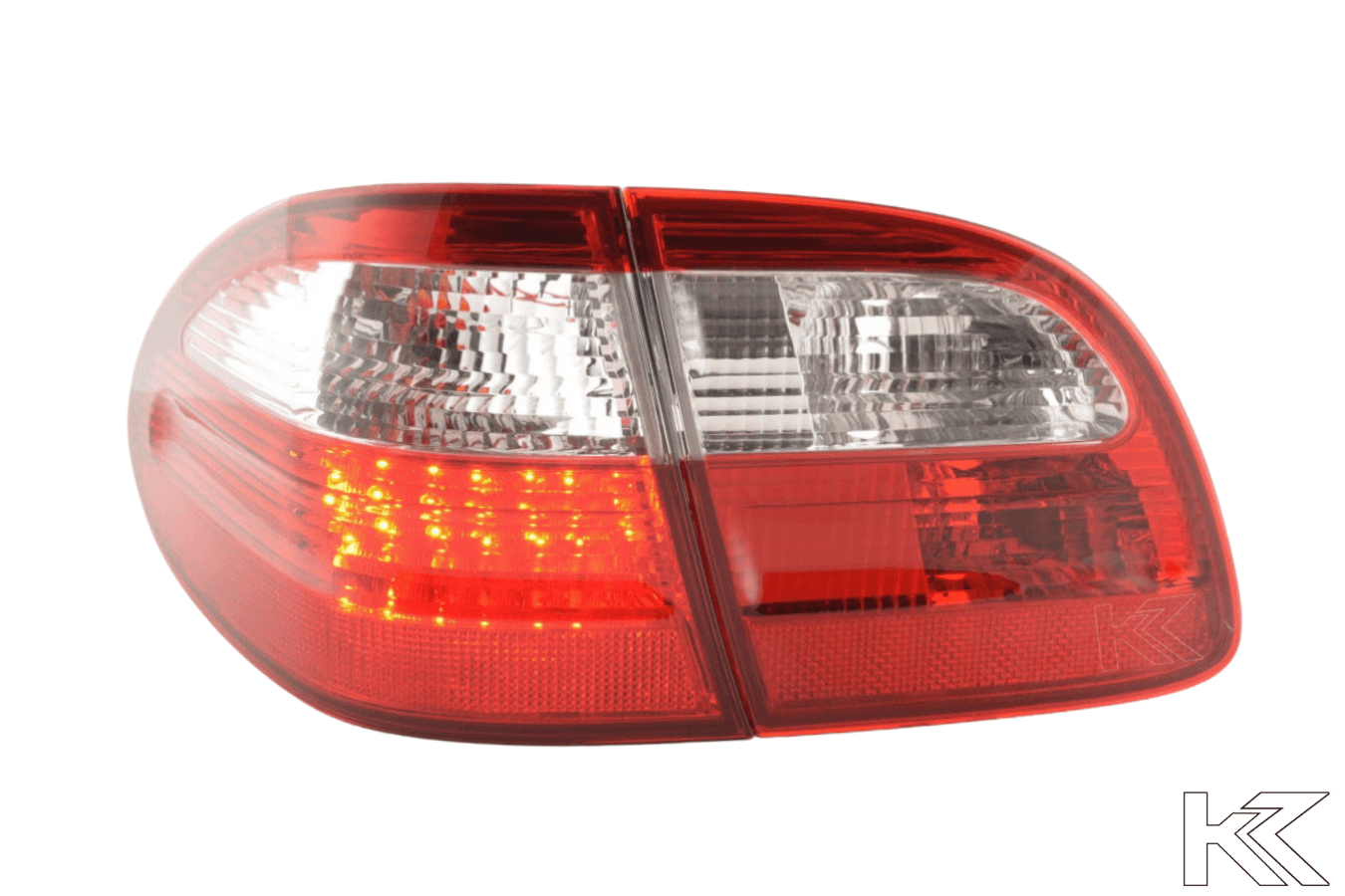 Mercedes Benz E-Class (210) Kombi Red LED Taillights Set (1999-2003) - K2 Industries