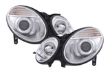 Mercedes Benz E-Class (211) Chrome Headlight Set (2002-2006) - K2 Industries