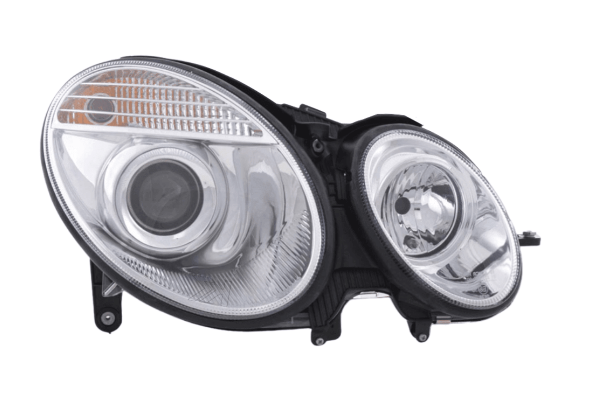 Mercedes Benz E-Class (211) Chrome Headlight Set (2002-2006) - K2 Industries