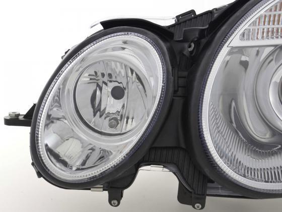 Mercedes Benz E-Class (211) Chrome Headlight Set (2002-2006) - K2 Industries