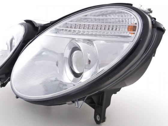 Mercedes Benz E-Class (211) Chrome Headlight Set (2002-2006) - K2 Industries