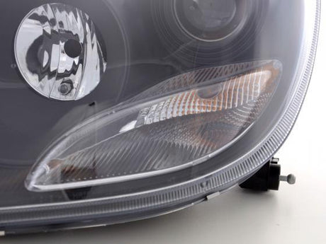 Mercedes Benz S-Class (220) Black Headlight Set (1998-2001) - K2 Industries
