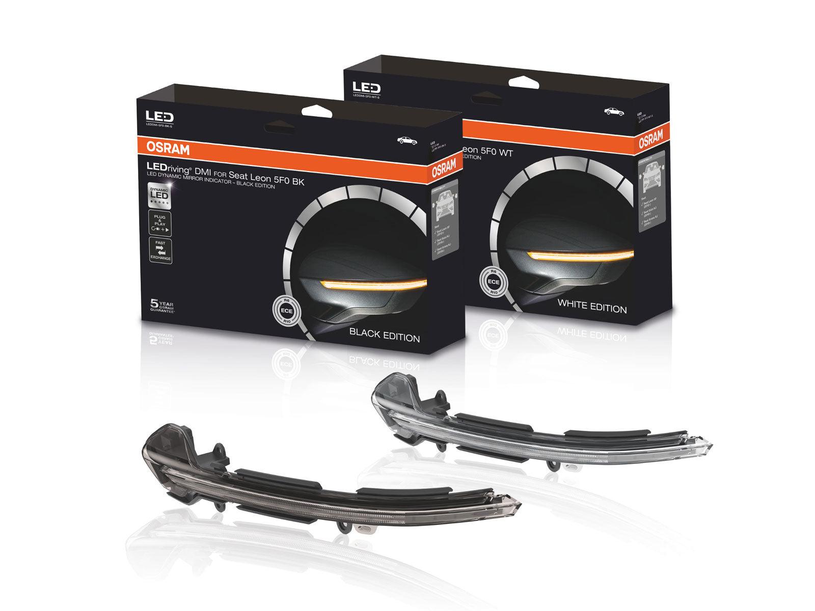 OSRAM LEDriving® Dynamic LED mirror indicators Seat Leon 5F + Seat Ibiza KJ - K2 Industries