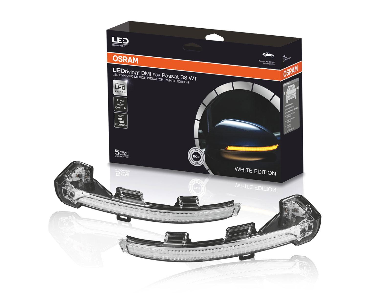 OSRAM LEDriving® dynamic LED mirror indicators VW Passat B8 Arteon 3H Golf 8 ID.3 white - K2 Industries