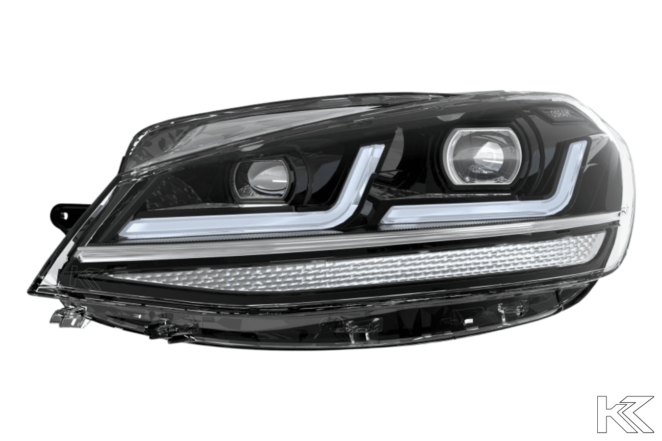 OSRAM LEDriving® Golf 7 VII Facelift 2017-2020 Full LED headlights BLACK - K2 Industries
