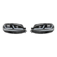 OSRAM LEDriving® Golf 7 VII Facelift 2017-2020 Full LED headlights BLACK - K2 Industries