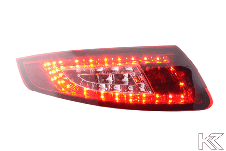 Porsche 911 (997) Red/Smoked LED Tail Lights (2005-2009) - K2 Industries