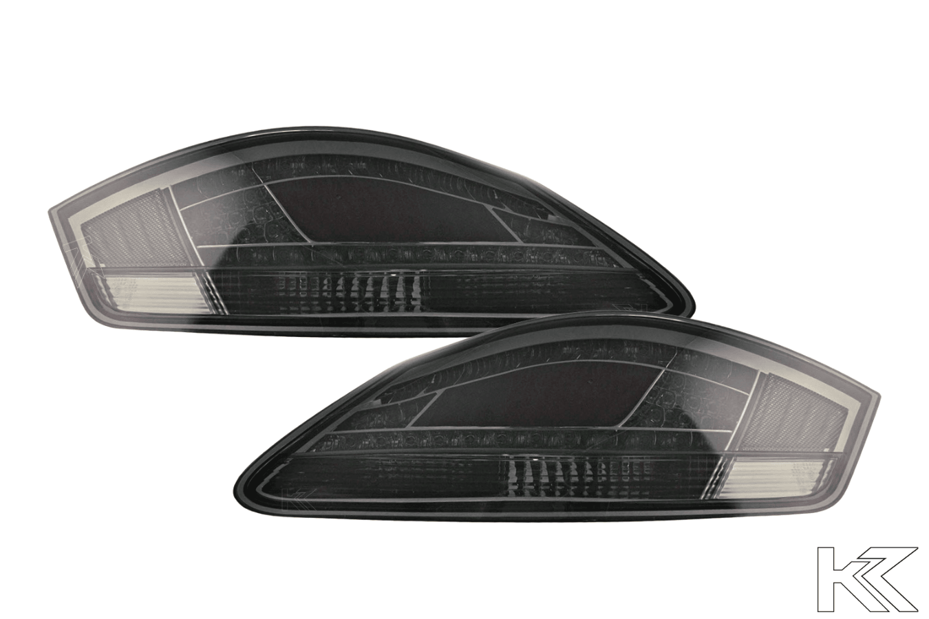 Porsche Boxster (987) Smoked/Clear LED Taillights (2004-2009) - K2 Industries