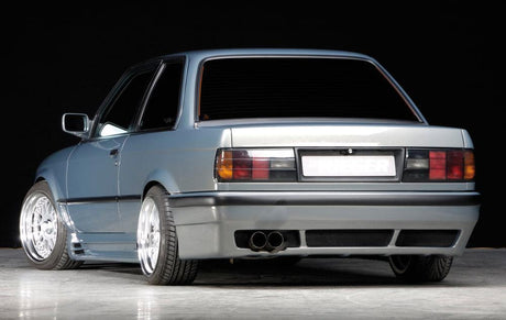 Rieger BMW E30 Pre-Facelift Vented Rear Skirt Extension - K2 Industries