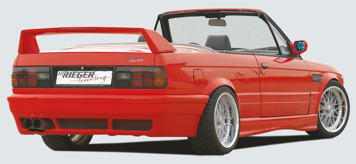 Rieger BMW E30 Pre-Facelift Vented Rear Skirt Extension - K2 Industries
