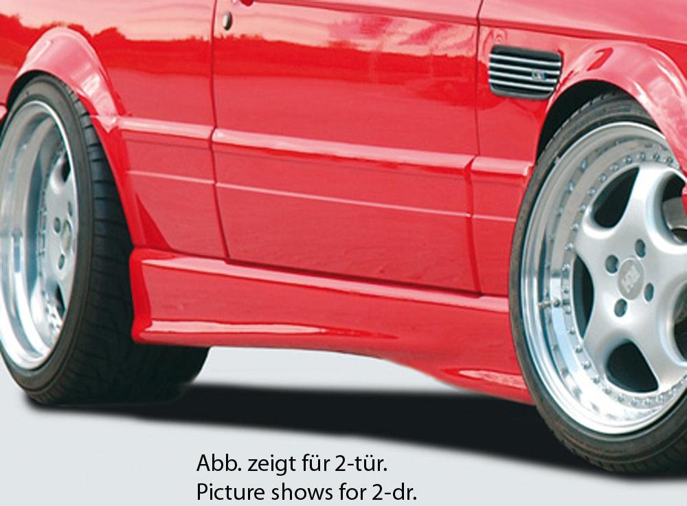 Rieger BMW E30 Sedan/Wagon Side Skirts V2 - K2 Industries