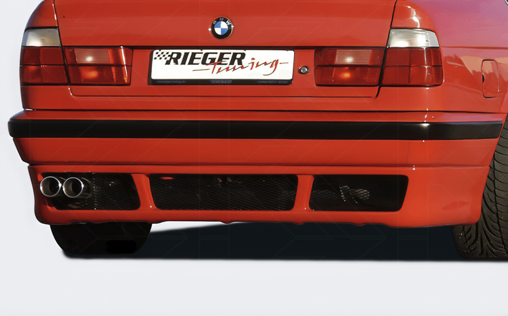 Rieger BMW E34 Sedan/Wagon Vented Rear Apron (E39 Look) - K2 Industries