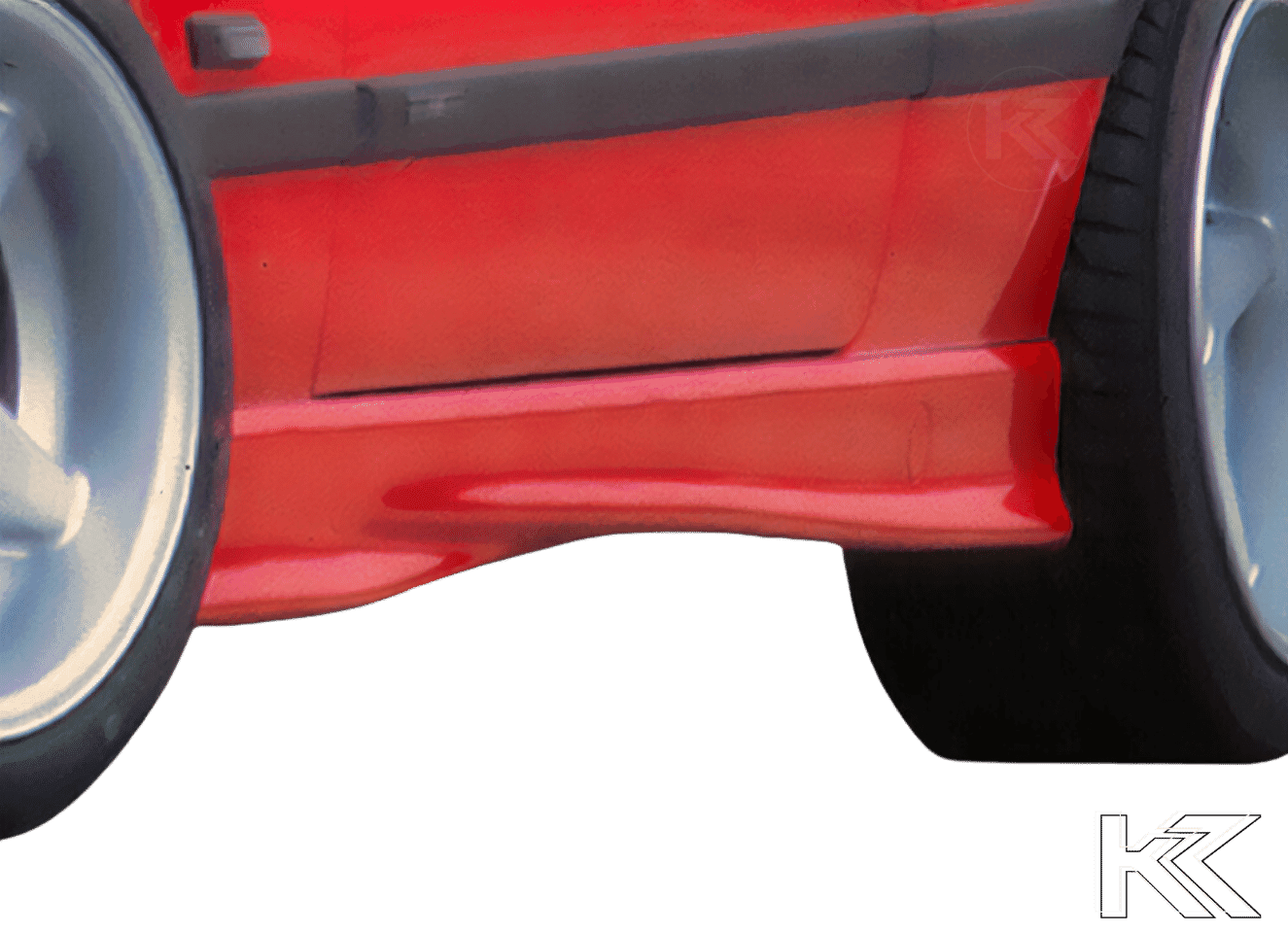 Rieger BMW E36 Sedan/Wagon Side Skirts V2 K2 Industries