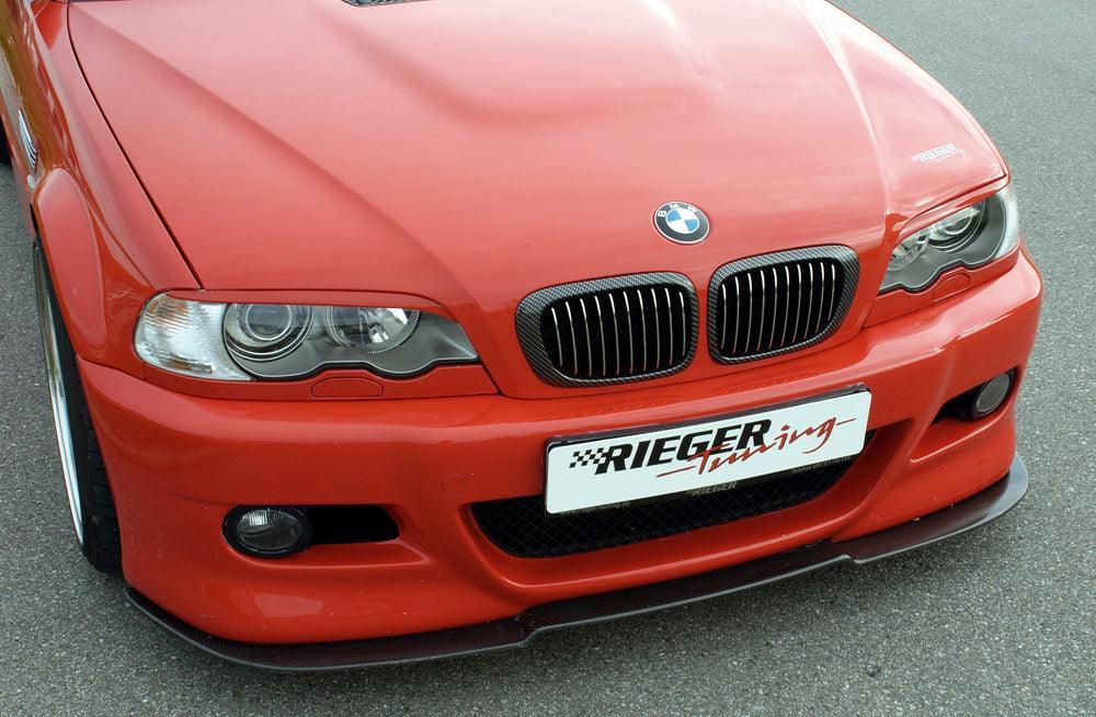 Rieger BMW E46 Front Splitter for Rieger Front Lip 50127/128/217/50403 - K2 Industries