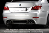 Rieger BMW E60 Sedan Vented Rear Skirt Extension - K2 Industries