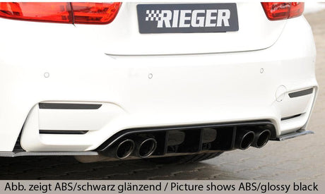 Rieger BMW F82 M4 Rear Skirt Insert - K2 Industries