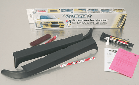 Rieger E36 Headlight Eyebrow- Coupe, Convertible (1990-1999) - K2 Industries