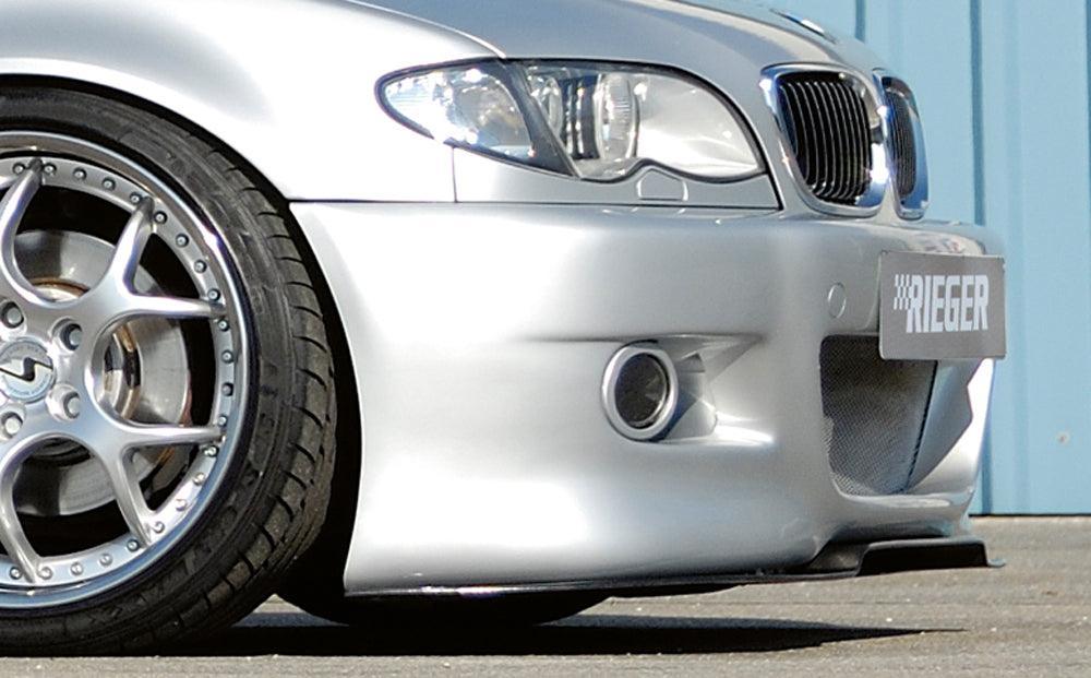 Rieger E46 Facelift Sedan/Touring Front Bumper w/Fog Holders - K2 Industries