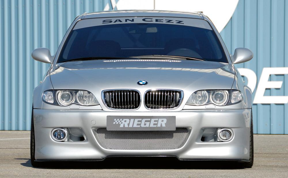 Rieger E46 Facelift Sedan/Touring Front Bumper w/Fog Holders - K2 Industries