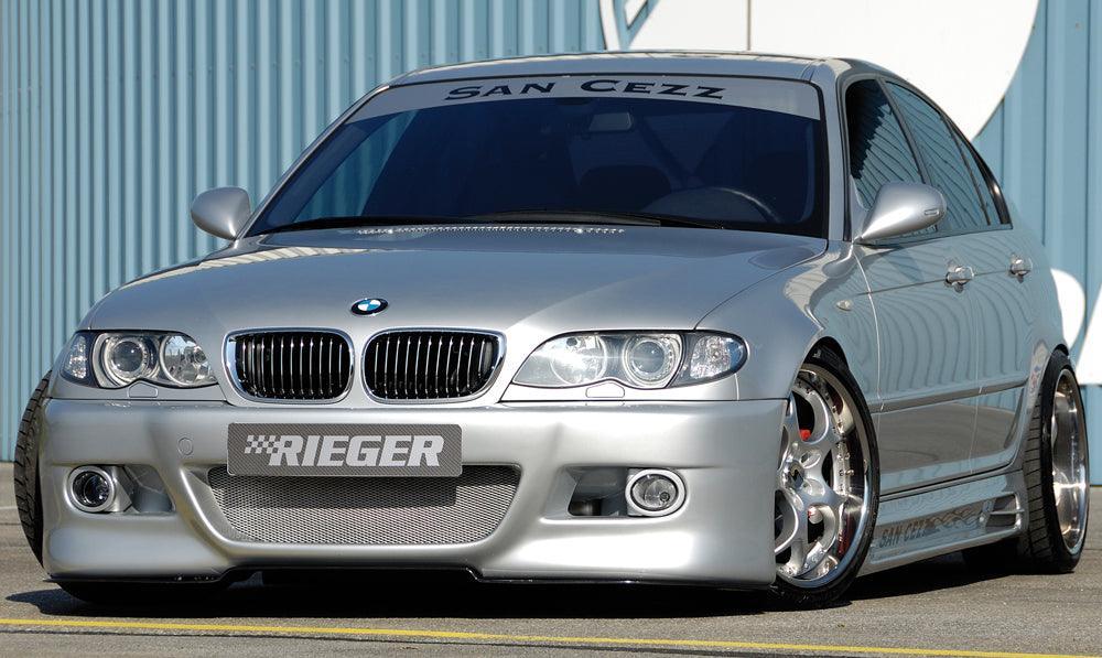 Rieger E46 Facelift Sedan/Touring Front Bumper w/Fog Holders - K2 Industries