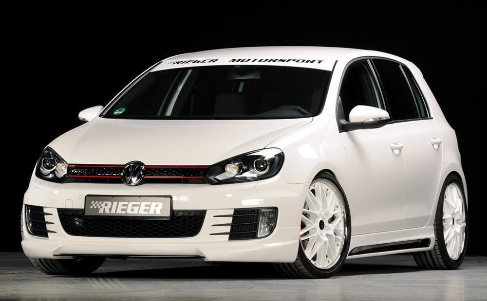 Rieger Golf 6 GTI Splitter for Rieger Front Lip - K2 Industries