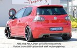 Rieger VW Golf 5 Rear Skirt Extension - Carbon Look - K2 Industries