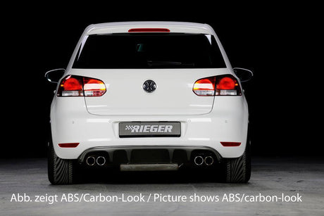Rieger VW Golf 6 (3dr/5dr) Rear Skirt Insert - K2 Industries