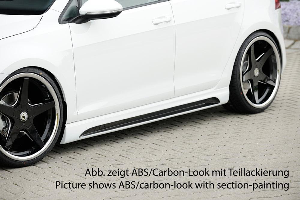 Rieger VW Golf 7 Side Skirts V2 - K2 Industries