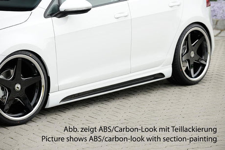 Rieger VW Golf 7 Side Skirts V2 - K2 Industries