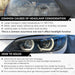 Audi A4 B5 Multi-Color Halo - Chrome DRL Headlights (96-01) - K2 Industries