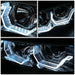 BMW 3-Series E90 Chrome 3D LED Halo Headlights -V2 - K2 Industries