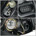 VW Jetta Mk4 Black OE Style Headlights (99-05) - K2 Industries