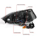 BMW 3-Series E90 Chrome 3D LED Halo Headlights - White - K2 Industries