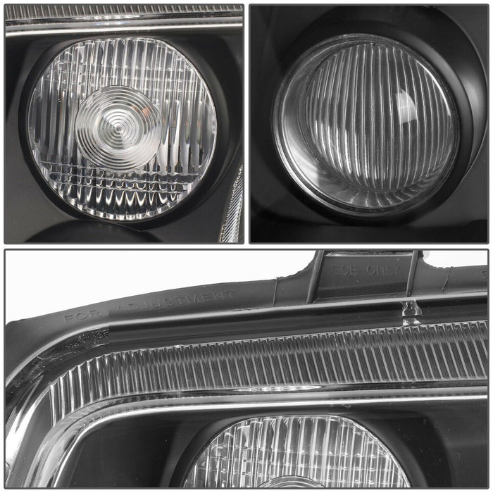 VW Jetta Mk4 Black OE Style Headlights (99-05) - K2 Industries