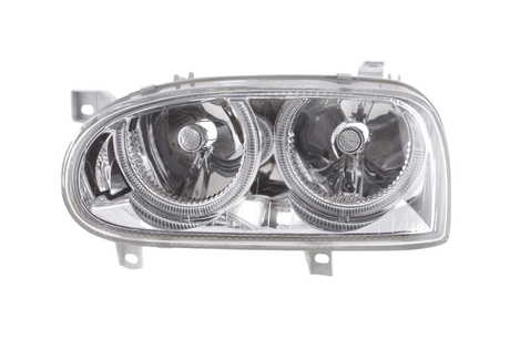 Volkswagen Golf 3 Type 1 HXO, 1 EXO Chrome Angel Eye Headlights (1991-1997) - K2 Industries
