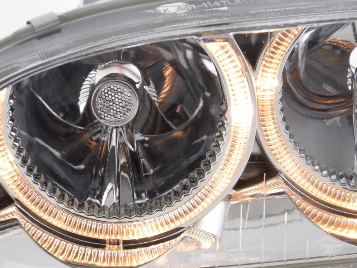 Volkswagen Golf 3 Type 1 HXO, 1 EXO Chrome Angel Eye Headlights (1991-1997) - K2 Industries