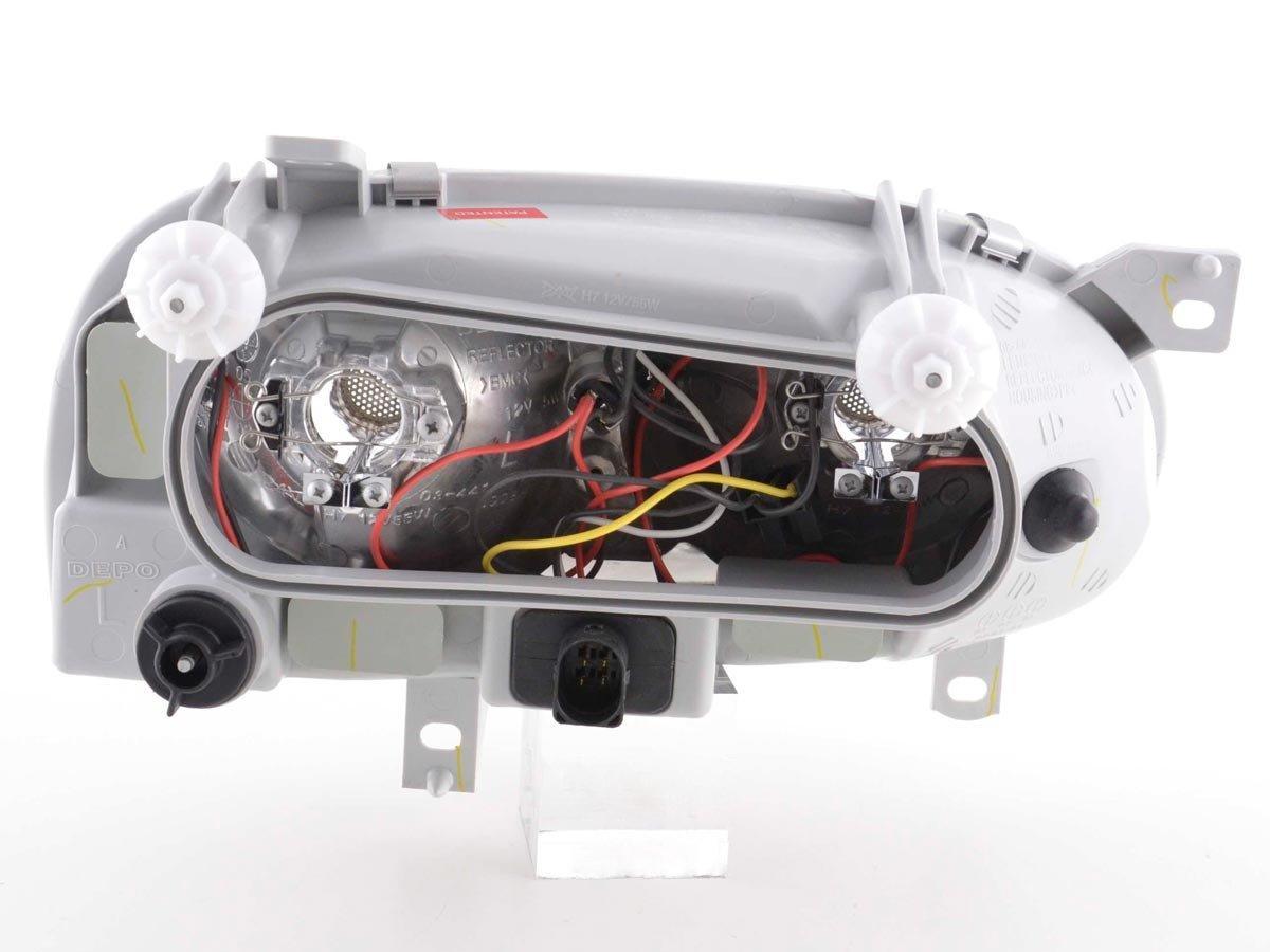 Volkswagen Golf 3 Type 1 HXO, 1 EXO Chrome Angel Eye Headlights (1991-1997) - K2 Industries