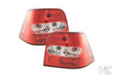 Volkswagen Golf 4 Red LED Taillights Set (1998 - 2002) - K2 Industries